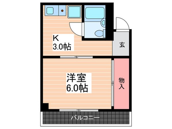 第２保田ビルの物件間取画像